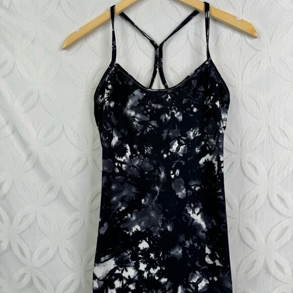 Lululemon Power Y Dusk Dye White Black Size 8 Tank Top - Picture 11 of 13